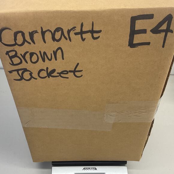 Carhartt Vintage USA Brown Cotton Workwear Utility Field Jacket Men 2XL Preowned - Picture 8 of 8